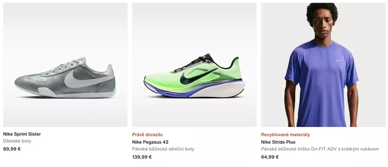 Nike katalog v České Budějovice | Nike leták | 2026-04-17T00:00:00.000Z - 2026-04-27T00:00:00.000Z
