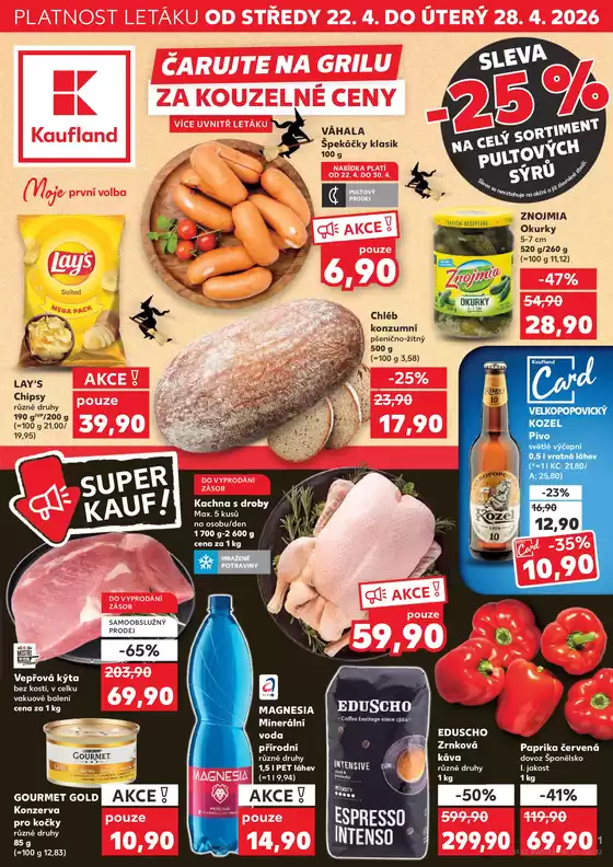 Kaufland katalog v Praha | Kaufland leták | 2026-04-22T00:00:00.000Z - 2026-04-28T00:00:00.000Z