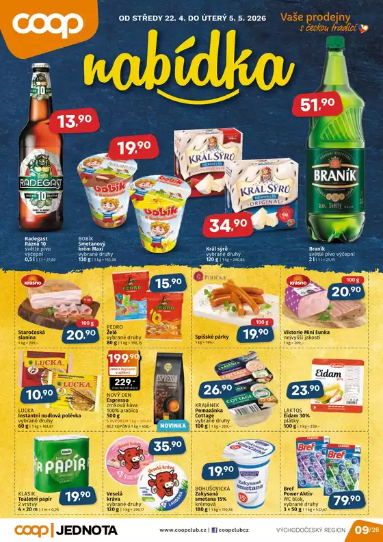 Coop katalog | Aktuální nabídky a slevy | 2026-04-22T00:00:00.000Z - 2026-05-05T00:00:00.000Z