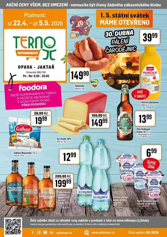 TEMPO katalog v Hodonín | Leták TERNO 22.4. - 5.5.2026 | 2026-04-22T00:00:00.000Z - 2026-05-05T00:00:00.000Z