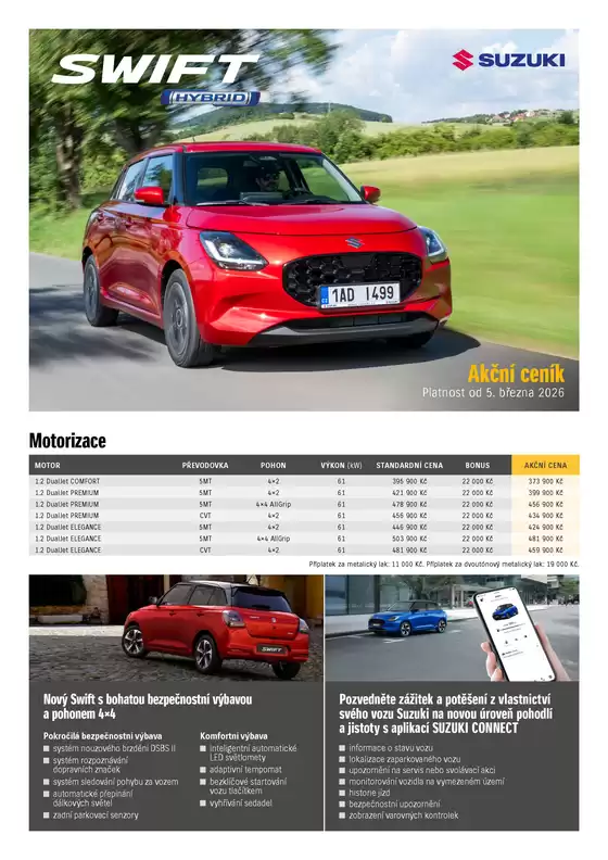 Suzuki katalog v Mělník | Suzuki SWIFT | 2026-04-23T00:00:00.000Z - 2026-05-07T00:00:00.000Z