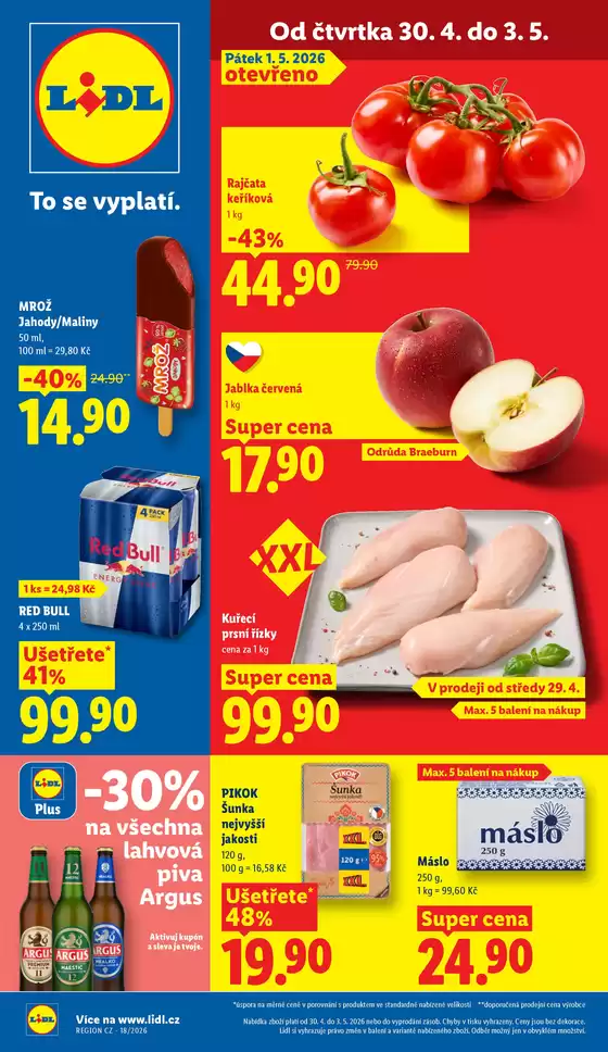 Lidl katalog | 30. 4. - 3. 5. 2026 | 2026-04-30T00:00:00.000Z - 2026-05-03T00:00:00.000Z
