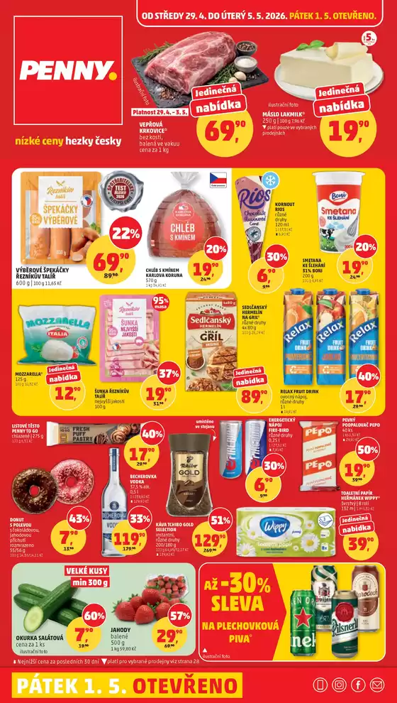 Penny Market katalog | Exkluzivní nabídky a výhodné nabídky | 2026-04-29T00:00:00.000Z - 2026-05-05T00:00:00.000Z
