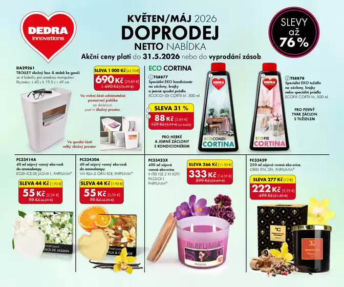 Dedra katalog v Jablonec nad Nisou | Leták doprodej Květen 2026 | 2026-04-28T00:00:00.000Z - 2026-05-31T00:00:00.000Z
