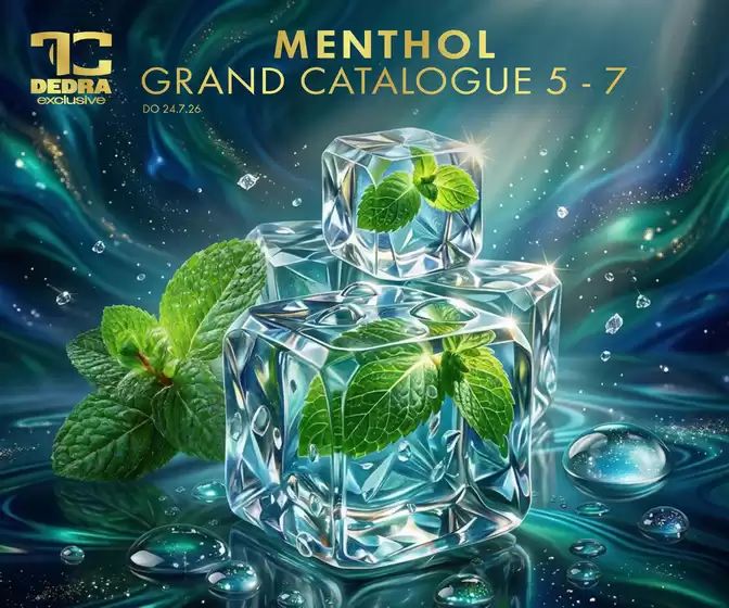 Dedra katalog v Jablonec nad Nisou | Katalog Menthol | 2026-04-28T00:00:00.000Z - 2026-07-24T00:00:00.000Z