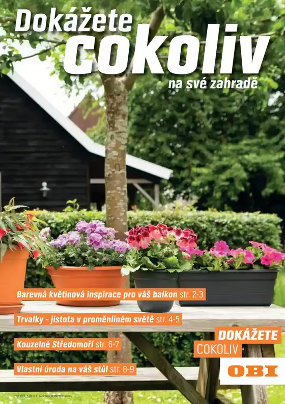 OBI katalog v Teplice | Dokážete cokoliv na své zahradě | 2026-04-28T00:00:00.000Z - 2026-05-14T00:00:00.000Z