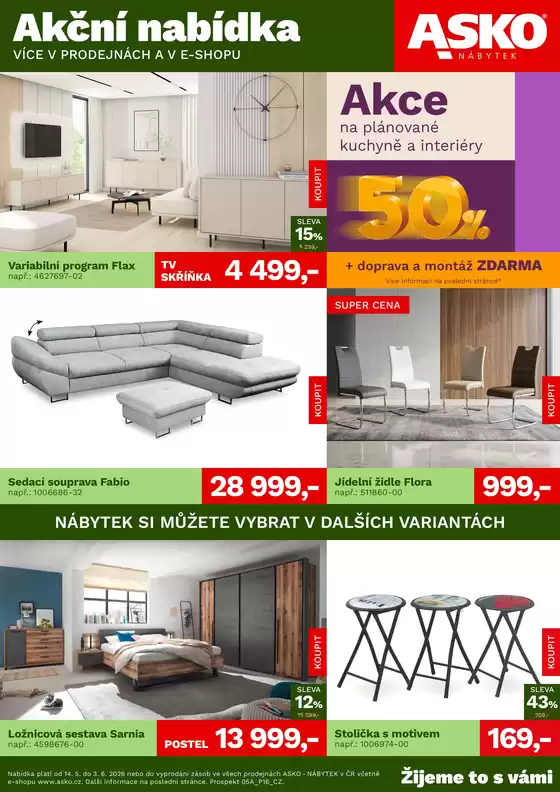 Asko katalog v Ostrava | ASKO NÁBYTEK - Akční nabídka | 2026-05-14T00:00:00.000Z - 2026-06-03T00:00:00.000Z
