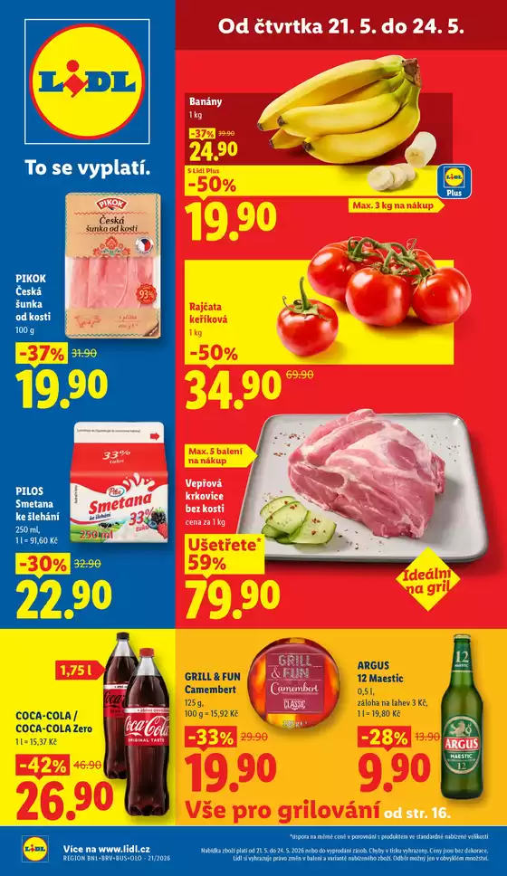 Lidl katalog | 21. 5. - 24. 5. 2026 | 2026-05-21T00:00:00.000Z - 2026-05-24T00:00:00.000Z