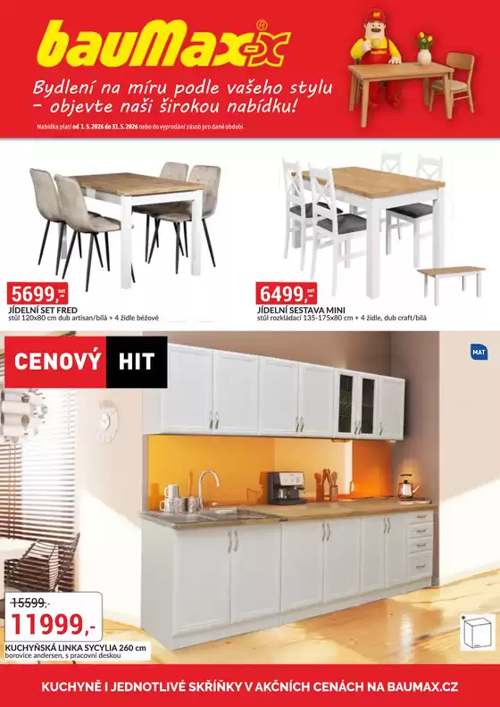 Baumax katalog | Skvělá nabídka pro lovce výhodných nákupů | 2026-05-01T00:00:00.000Z - 2026-05-31T00:00:00.000Z