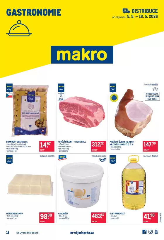 Makro katalog v Olomouc | Gastronomie distribuce | 2026-04-05T00:00:00.000Z - 2026-05-18T00:00:00.000Z