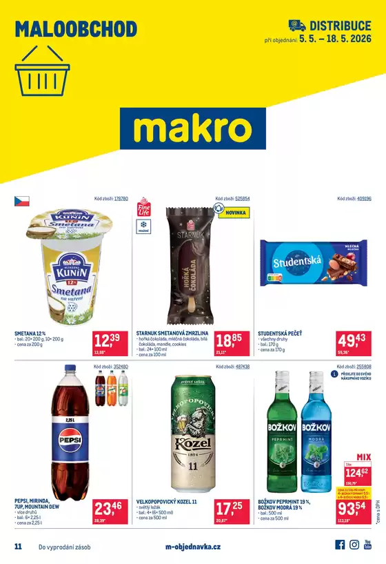 Makro katalog v Olomouc | Maloobchod distribuce | 2026-05-05T00:00:00.000Z - 2026-05-18T00:00:00.000Z