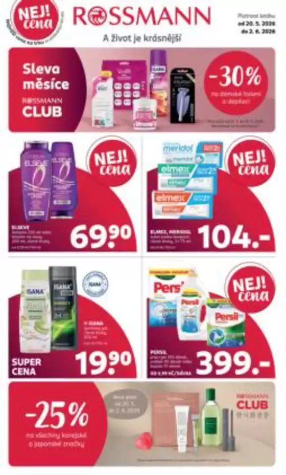 Rossmann katalog v Konice | Nabídky pro lovce výhodných nákupů | 2026-05-20T00:00:00.000Z - 2026-06-02T00:00:00.000Z