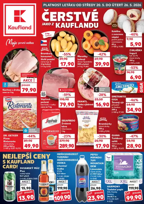 Kaufland katalog v Šlapanice | Kaufland leták | 2026-05-20T00:00:00.000Z - 2026-05-26T00:00:00.000Z