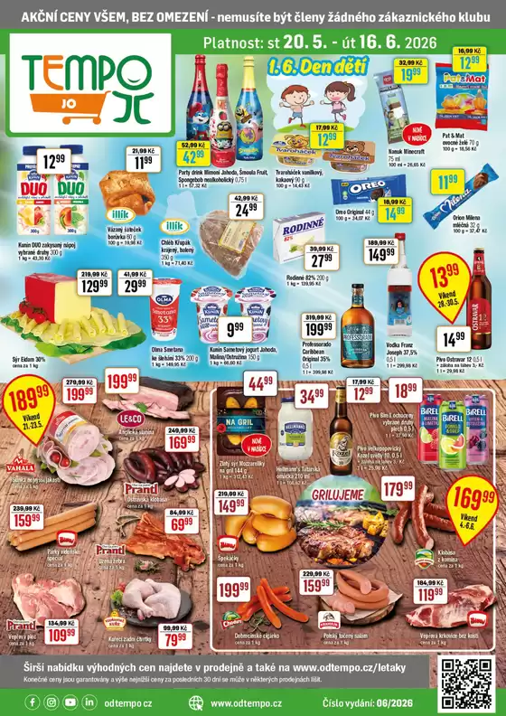 TEMPO katalog v Příbram | Leták JO 20.5. - 16.6.2026 | 2026-05-20T00:00:00.000Z - 2026-06-16T00:00:00.000Z