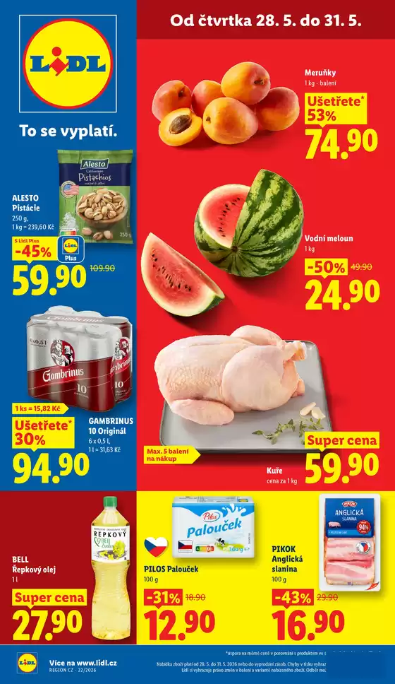 Lidl katalog | 28. 5. - 31. 5. 2026 | 2026-05-28T00:00:00.000Z - 2026-05-31T00:00:00.000Z