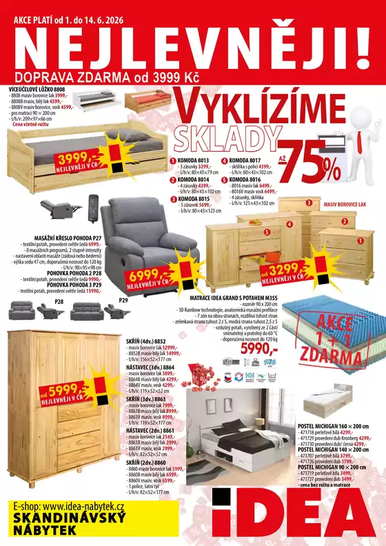 IDEA nábytek katalog v Krnov | IDEA nábytek Aktuální leták | 2026-06-01T00:00:00.000Z - 2026-06-14T00:00:00.000Z