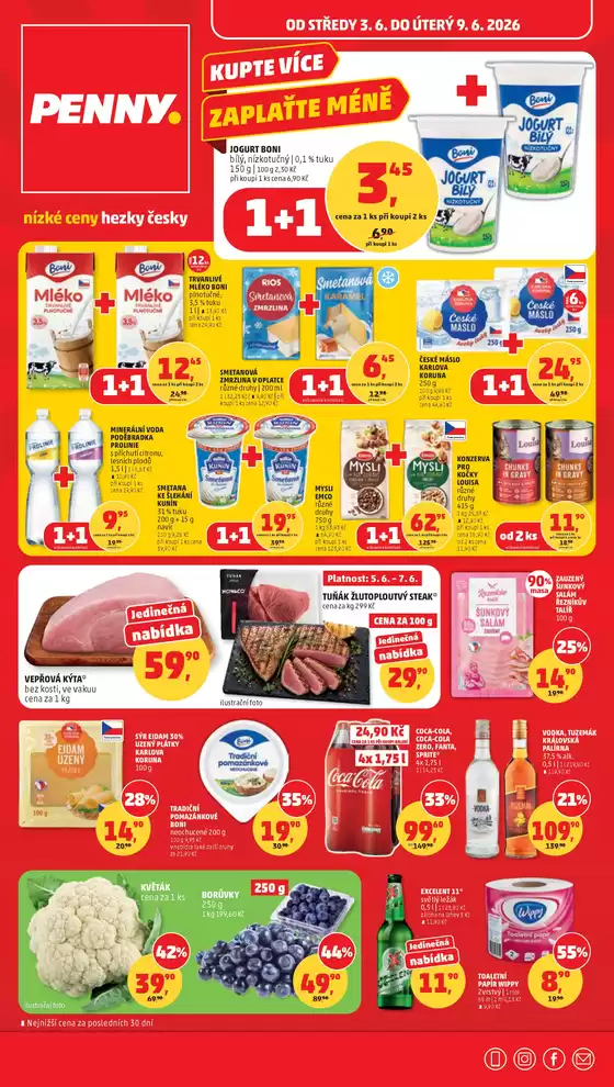 Penny Market katalog | Aktuální výhodné nabídky a slevy | 2026-06-03T00:00:00.000Z - 2026-06-09T00:00:00.000Z
