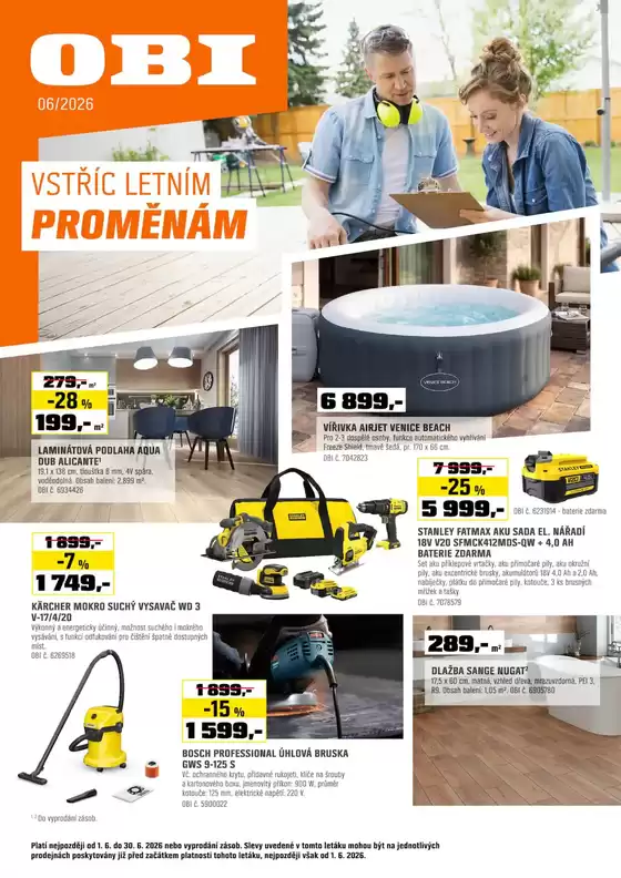 OBI katalog | OBI Nabídky! | 2026-06-01T00:00:00.000Z - 2026-06-30T00:00:00.000Z