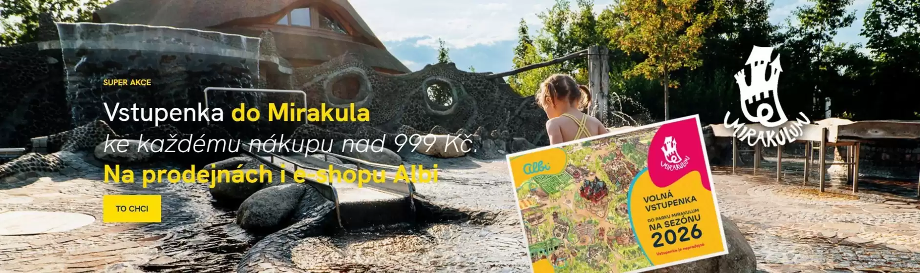 Albi katalog v Most | Vstupenka do Mirakula ke každému nákupu nad 999 KC | 2026-06-01T00:00:00.000Z - 2026-06-14T00:00:00.000Z