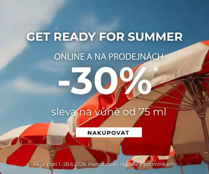 Marionnaud katalog v Most | GET READY FOR SUMMER -30% | 2026-06-01T00:00:00.000Z - 2026-06-28T00:00:00.000Z