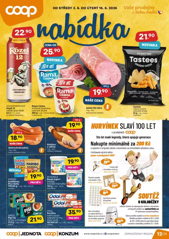 Coop katalog | Top nabídky pro šetrné zákazníky | 2026-06-03T00:00:00.000Z - 2026-06-16T00:00:00.000Z