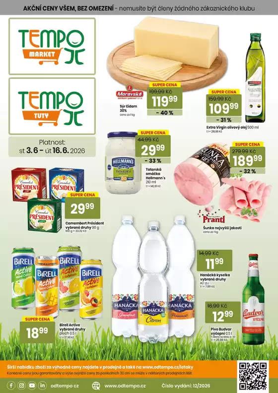 TEMPO katalog | Leták TEMPO market 3.6. - 16.6.2026 | 2026-06-03T00:00:00.000Z - 2026-06-16T00:00:00.000Z