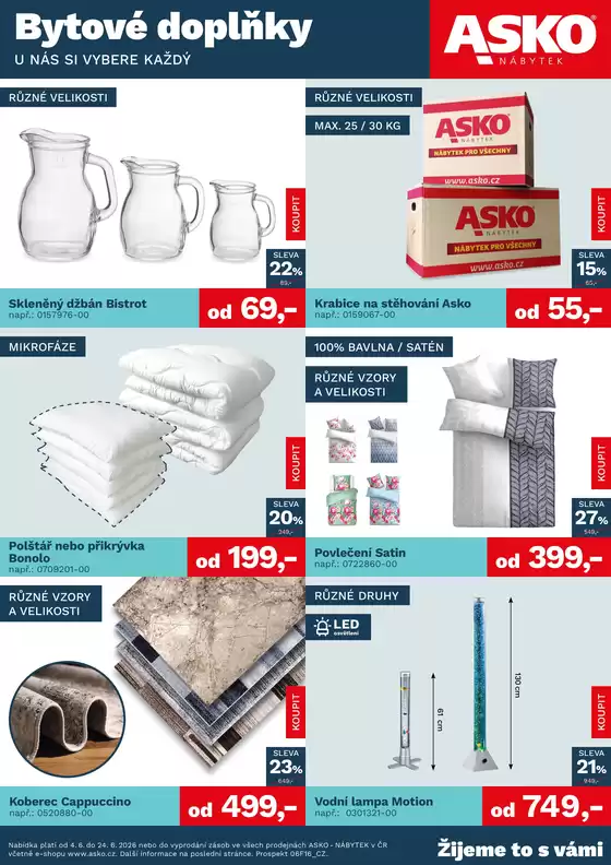 Asko katalog | ASKO - Bytové doplňky | 2026-06-04T00:00:00.000Z - 2026-06-24T00:00:00.000Z