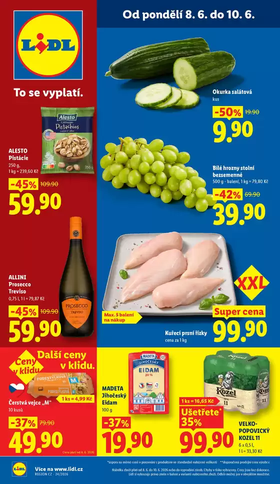 Lidl katalog v Karlovy Vary | 8. 6. - 10. 6. 2026 | 2026-06-08T00:00:00.000Z - 2026-06-14T00:00:00.000Z