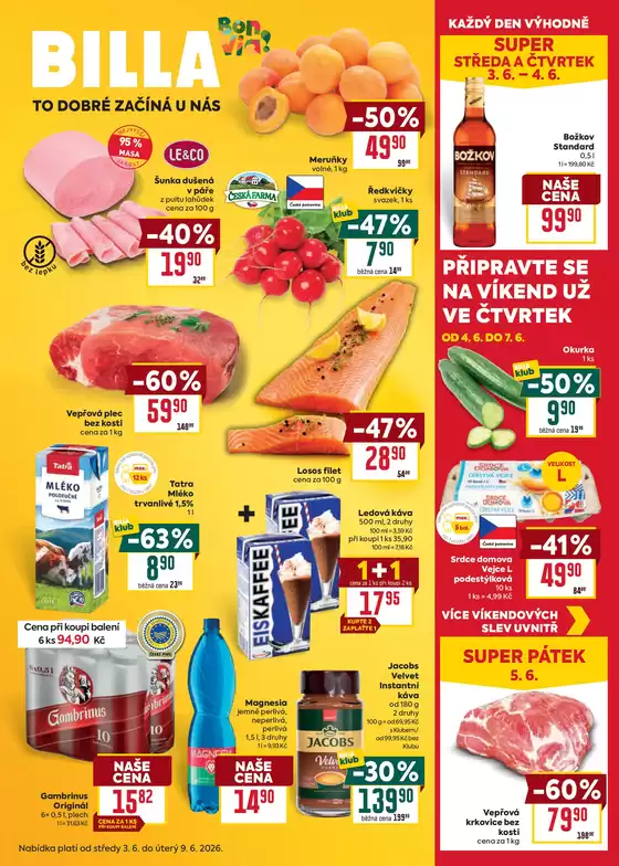 Billa katalog v Horažďovice | Billa Velký leták | 2026-06-03T00:00:00.000Z - 2026-06-09T00:00:00.000Z