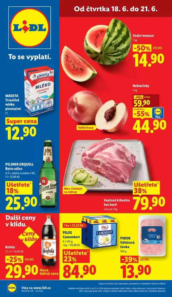 Lidl katalog | 18. 6. - 21. 6. 2026 | 2026-06-18T00:00:00.000Z - 2026-06-21T00:00:00.000Z