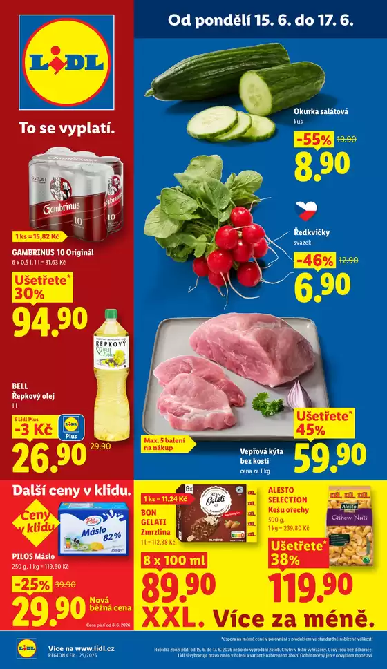 Lidl katalog | 15. 6. - 17. 6. 2026 | 2026-06-15T00:00:00.000Z - 2026-06-21T00:00:00.000Z