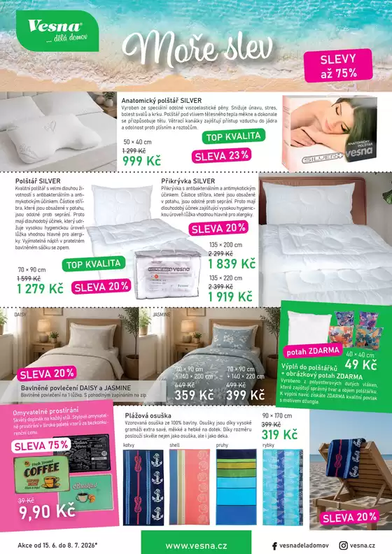 Vesna katalog v Třebíč | Vesna leták | 2026-06-15T00:00:00.000Z - 2026-07-08T00:00:00.000Z