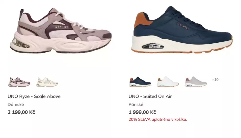 Skechers katalog v Brandýs nad Labem-Stará Boleslav | Skechers Leták | 2026-06-16T00:00:00.000Z - 2026-06-29T00:00:00.000Z