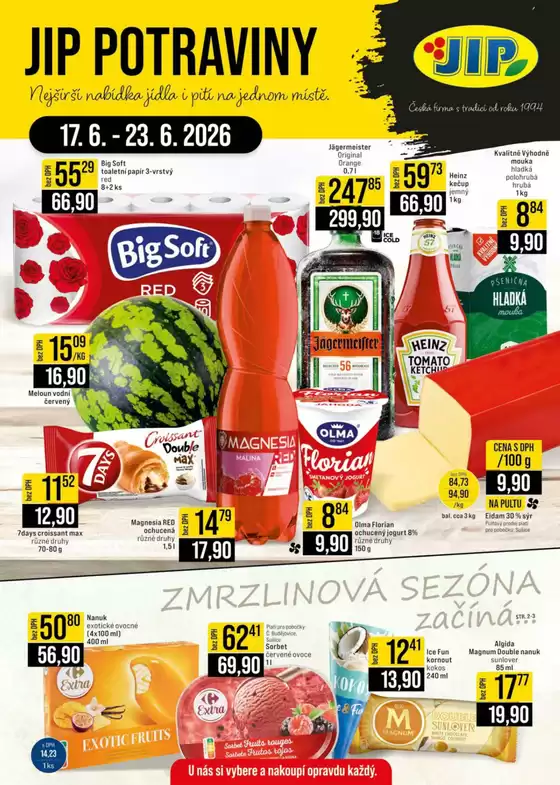 Jip katalog | Skvělá nabídka pro všechny zákazníky | 2026-06-17T00:00:00.000Z - 2026-06-23T00:00:00.000Z