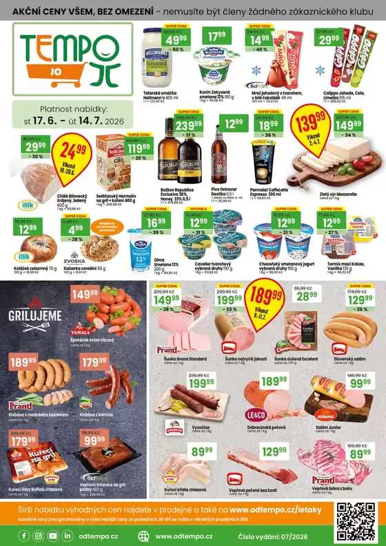 TEMPO katalog | Leták JO 17.6. - 14.7.2026 | 2026-06-17T00:00:00.000Z - 2026-07-14T00:00:00.000Z