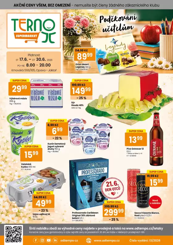 TEMPO katalog | Leták TERNO 17.6. - 30.6.2026 | 2026-06-17T00:00:00.000Z - 2026-06-30T00:00:00.000Z