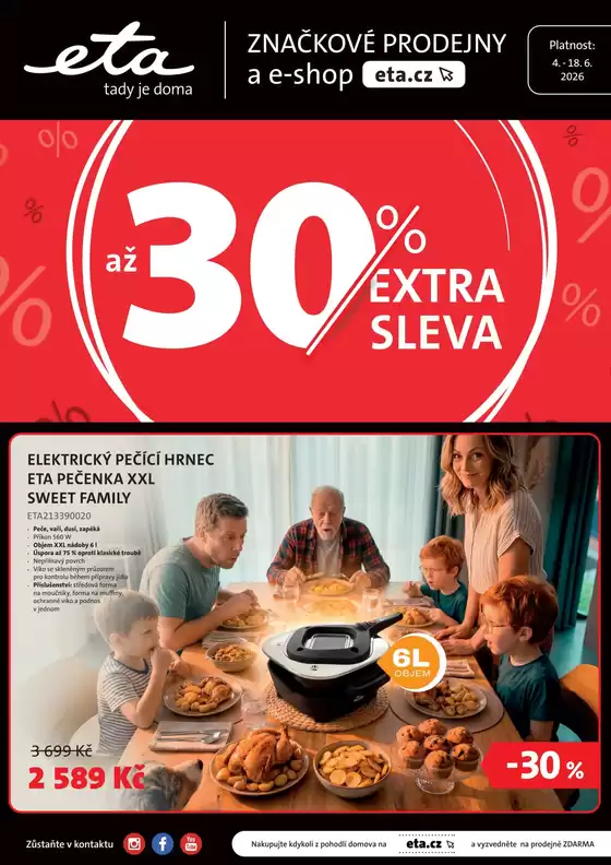 ETA katalog v Odry | Až -30% EXTRA SLEVA | 2026-06-17T00:00:00.000Z - 2026-06-18T00:00:00.000Z