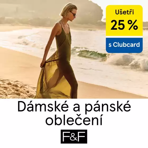 F&F katalog | Ušetři 25% Dámské a pánské oblečení | 2026-06-17T00:00:00.000Z - 2026-06-30T00:00:00.000Z