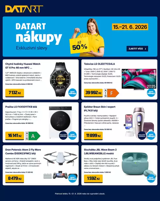 Datart katalog v Otrokovice | Slevy a akce | 2026-06-15T00:00:00.000Z - 2026-06-21T00:00:00.000Z