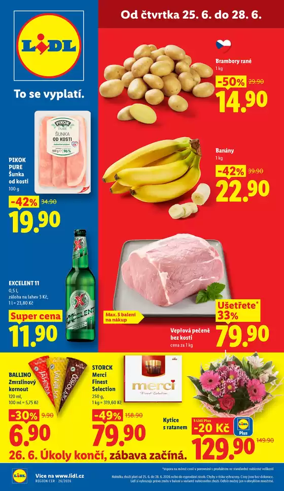 Lidl katalog v Otrokovice | 25. 6. - 28. 6. 2026 | 2026-06-25T00:00:00.000Z - 2026-06-28T00:00:00.000Z