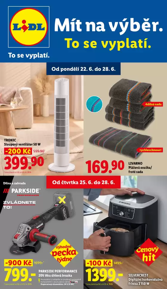 Lidl katalog v Otrokovice | 22. 6. - 28. 6. 2026 | 2026-06-22T00:00:00.000Z - 2026-06-28T00:00:00.000Z