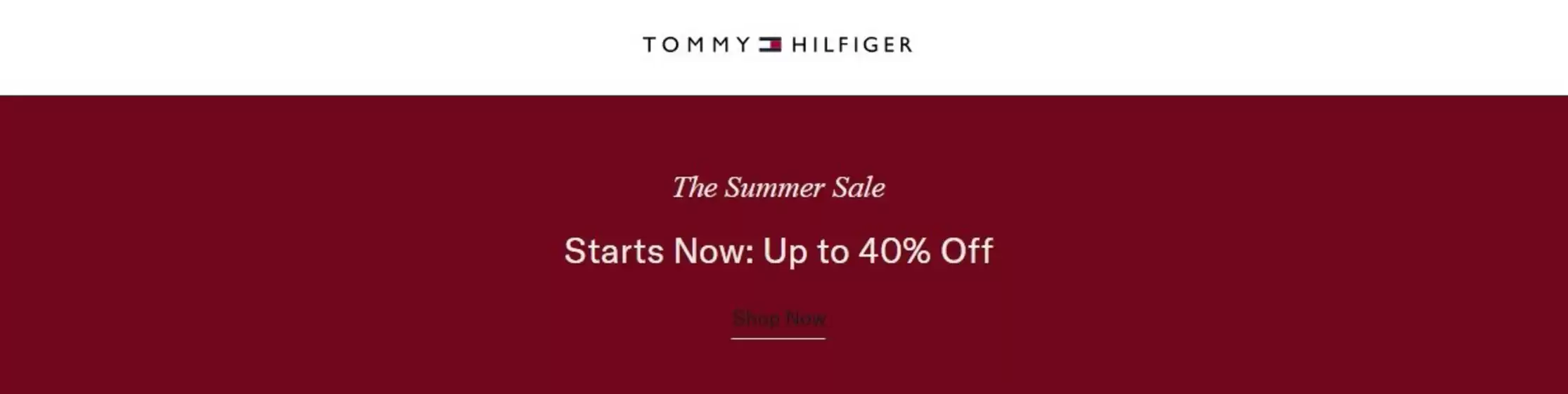 Tommy Hilfiger katalog v Lanškroun | The Summer Sale Up to 40% Off | 2026-06-18T00:00:00.000Z - 2026-07-01T00:00:00.000Z