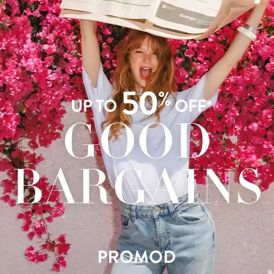 Promod katalog | UP TO 50% OFF GOOD BARGAINS | 2026-06-19T00:00:00.000Z - 2026-07-02T00:00:00.000Z