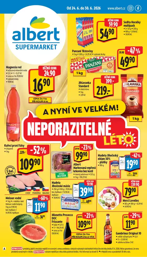 Albert katalog v Benešov | Albert - 26SMakcniletak | 2026-06-24T00:00:00.000Z - 2026-06-30T00:00:00.000Z