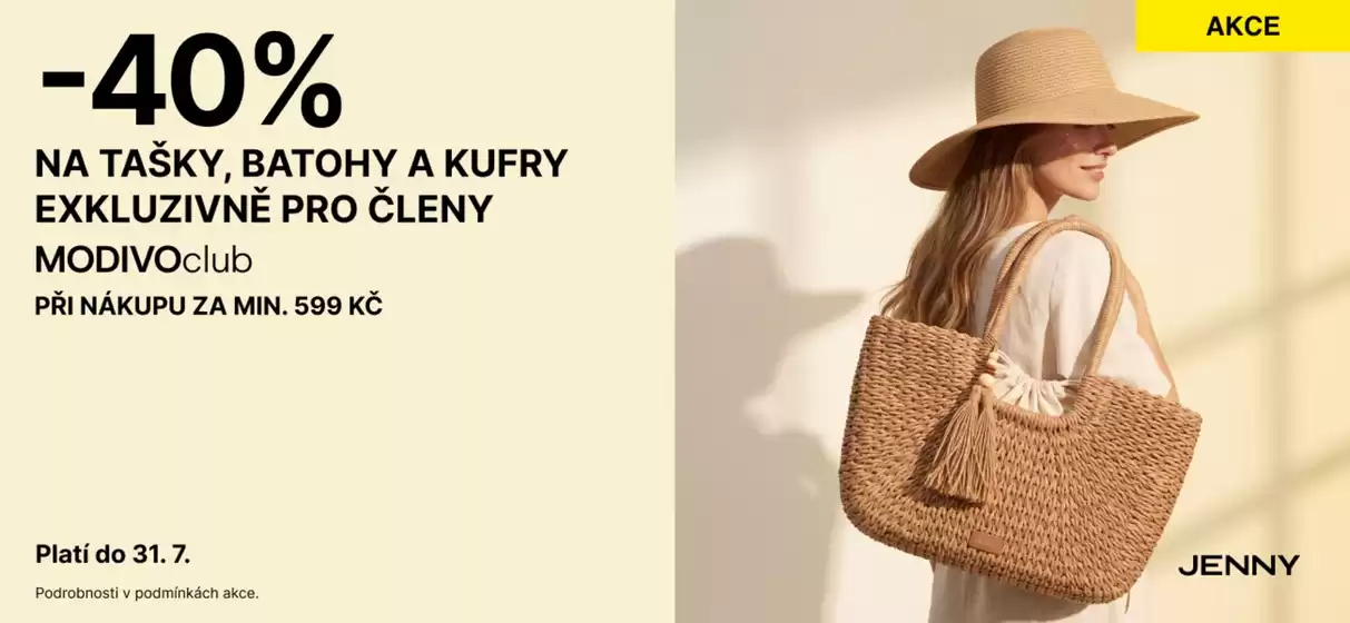 CCC katalog | -40% NA TAŠKY, BATOHY A KUFRY | 2026-06-22T00:00:00.000Z - 2026-07-31T00:00:00.000Z