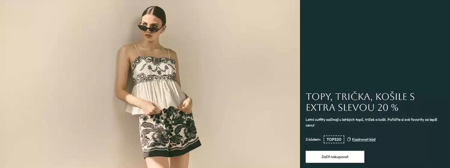 Orsay katalog | TOPY, TRIČKA, KOŠILE S EXTRA SLEVOU 20% | 2026-06-22T00:00:00.000Z - 2026-07-05T00:00:00.000Z