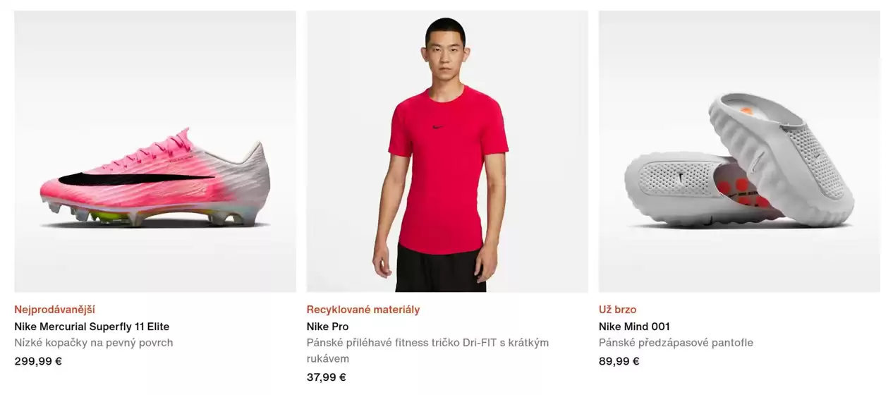 Nike katalog v České Budějovice | Nike leták | 2026-06-24T00:00:00.000Z - 2026-07-06T00:00:00.000Z