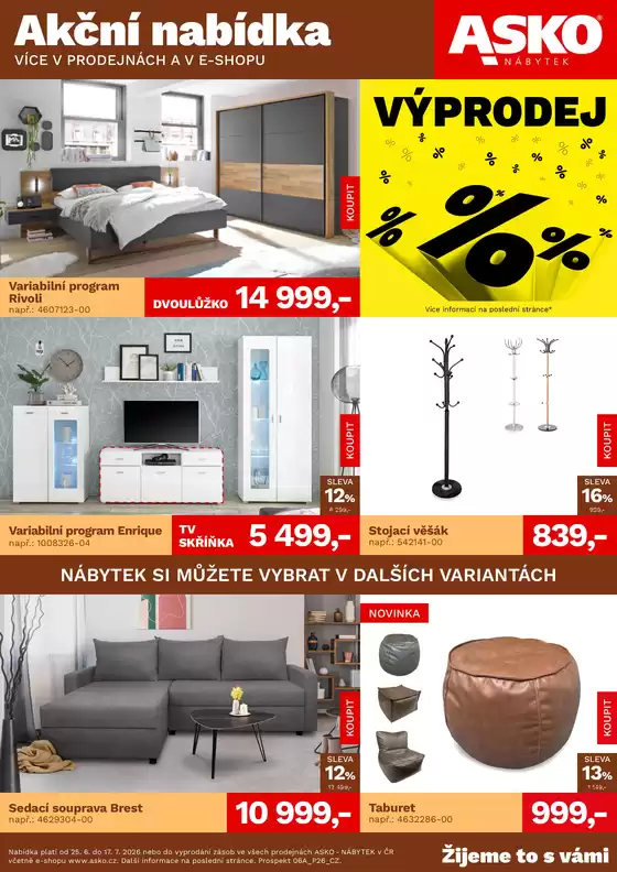 Asko katalog | ASKO - Akční nabídka | 2026-06-25T00:00:00.000Z - 2026-07-15T00:00:00.000Z