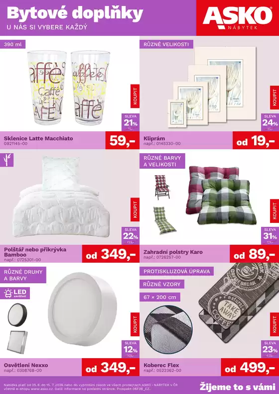 Asko katalog | ASKO - Bytové doplňky | 2026-06-25T00:00:00.000Z - 2026-07-15T00:00:00.000Z