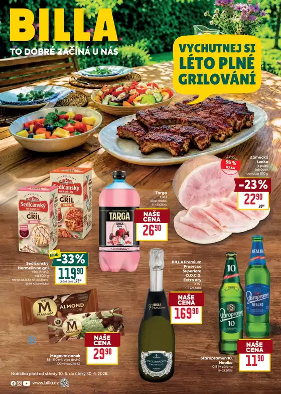 Billa katalog v Aš | Billa leták | 2026-06-10T00:00:00.000Z - 2026-06-30T00:00:00.000Z